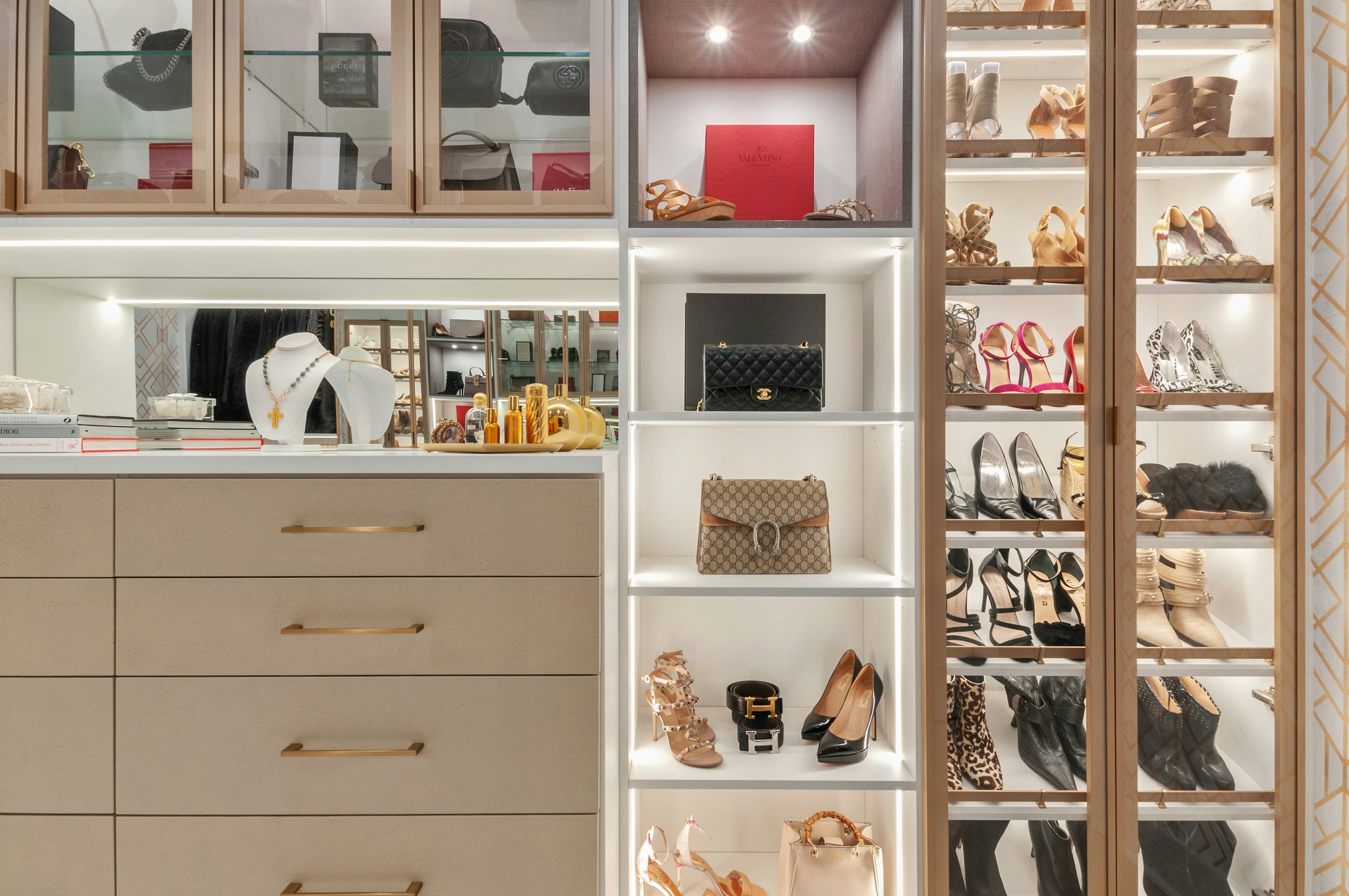 Luxury closet organization